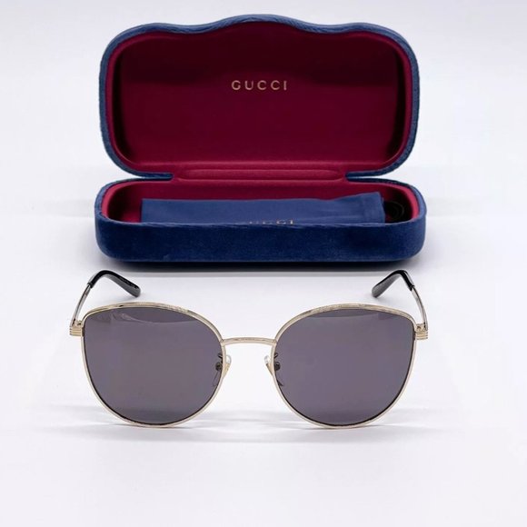 Sale! New Gucci Women's 58mm Gold and Grey Sunglasses! - Picture 3 of 7